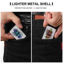 Charger l'image dans la galerie, Étui briquet métal personnalisé avec photo prénom logo (impression recto verso)