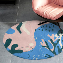 Charger l'image dans la galerie, Tapis de sol rond confortable pour la maison personnalisé avec motif photo logo texte