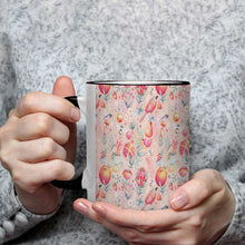 Charger l'image dans la galerie, Mug / Tasse en céramique avec poignée noir personnalisé avec photo logo texte motif