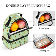 Charger l'image dans la galerie, Sac à repas / Sac double compartiment personnalisé avec photo logo texte motif (Impression d’image unique)