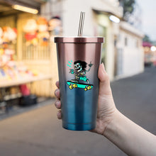 Charger l'image dans la galerie, JJ0520060 Tasse de paille personnalisé avec Texte, Image, Photo, Logo