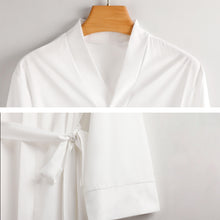 Charger l'image dans la galerie, Pyjama robe de chambre chemise de nuit à manches longues avec ceinture personnalisé (impression image unique)