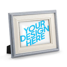 Charger l'image dans la galerie, Cadre photo en bois Naturel (version horizontale) personnalisé avec photo logo texte motif