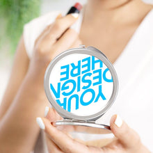 Charger l'image dans la galerie, Miroir de maquillage de voyage portable Personnalisé avec photo et logo