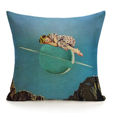 Charger l'image dans la galerie, Taies d'oreiller / Housses de coussin en coton lin léger (impression recto-verso) personnalisée avec photo image logo motif texte