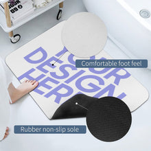 Charger l'image dans la galerie, Tapis de bain en boue de diatomées antidérapant personnalisé avec photo logo texte motif