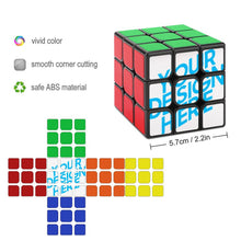Charger l'image dans la galerie, Cube magique anti stresse 3x3 personnalisé avec photo logo motif texte (impression recto)