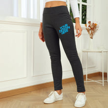 Charger l'image dans la galerie, NZ2205079 Pantalon chaud en laine épaisse femme Personnalisée