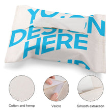 Charger l'image dans la galerie, Housse/étui en tissu de mouchoir JJ0531004 impression personnalisé avec motif texte logo photo