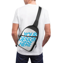 Charger l'image dans la galerie, Sac de poitrine pliable A004 personnalisé avec photo et logo pour femme et homme