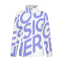 Charger l'image dans la galerie, Hauts de sport de yoga à manches longues femme SDS007 personnalisé avec photo texte motif logo