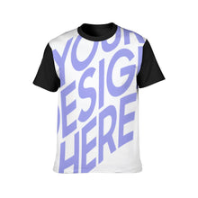 Charger l'image dans la galerie, T-shirt tee shirt à manches courtes homme imprimé sur le devant personnalisé avec photo logo texte motif