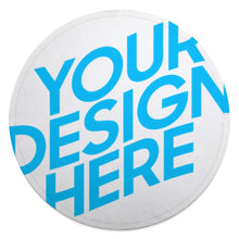 Charger l'image dans la galerie, Couverture ronde originale belle (simple / double face en option) personnalisée avec image logo motif texte