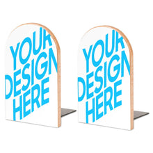 Charger l'image dans la galerie, Personnalisez le support de livre en bois de grande taille 2 pièces / paquet