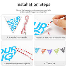 Charger l'image dans la galerie, Personnalisez le drapeau de faire la fête Party Flag avec le logo du texte photo