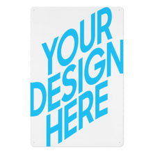 Charger l'image dans la galerie, Tableau suspendus / peinture suspendu en tôle version verticale (épaissie) personnalisé avec photos motif texte