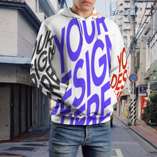 Charger l'image dans la galerie, Sweat à capuche homme A37H sweat à capuche personnalisée avec prénom motif texte (conception multi-images)