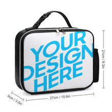 Charger l'image dans la galerie, Sac isolant / sac isotherme en cuir amovible personnalisé avec prénom photo texte