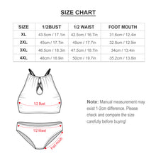 Charger l'image dans la galerie, Bikini halter neck deux pièces grande taille femme élégant BK2040 personnalisé avec photo motif logo texte (conception une image)