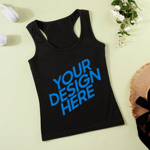 Charger l'image dans la galerie, Gilet sans manches femme coton en forme de I A-011 Personnalisé avec photo et image