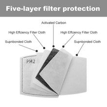 Charger l'image dans la galerie, Masque anti-poussière avec filtres (2 images différentes) personnalisé avec motif logo texte photo