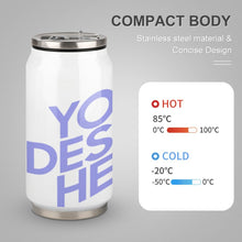 Charger l'image dans la galerie, Bouteille d'eau en Cola / Gobelet à paille personnalisée de plusieurs images avec texte et logo photo