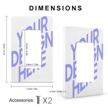 Charger l'image dans la galerie, Panneau de commutation amovible personnalisé avec photo logo texte motif