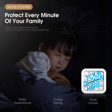 Charger l'image dans la galerie, Horloge carrée en plastique personnalisé avec photo logo texte motif