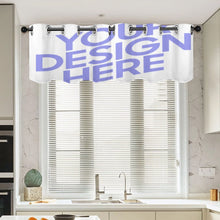 Charger l'image dans la galerie, Deux pièces décor rideau salon chambre occultant personnalisé avec photo logo texte motif