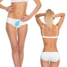 Charger l'image dans la galerie, Sous-vêtements en soie glacée pour femmes, impression personnalisée avec vos photos/images ou votre nom