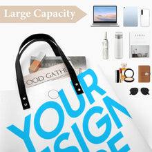 Charger l'image dans la galerie, Sac fourre-tout en cuir haut de gamme sac à main classique pour femme personnalisé avec photo motif texte