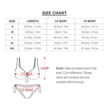 Charger l'image dans la galerie, Maillot de bain bikini triangle ensemble deux pièces femme BK2117 personnalisé avec photo logo motif texte