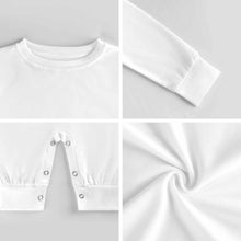 Charger l'image dans la galerie, Body bébé manches longues pour fille ou garçon personnalisée avec prénom motif texte (conception multi-images)