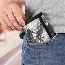 Charger l'image dans la galerie, Portefeuille 3 volets / Porte monnaie pour femme homme personnalisé avec photo logo texte motif