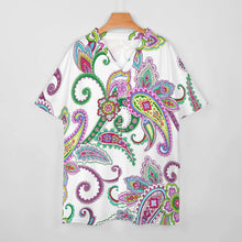 Charger l'image dans la galerie, Impression d’image unique Chemise à manches femmes dolman ensemble de deux pièces OTZ personnalisé avec photo logo texte motif