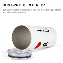 Charger l'image dans la galerie, Gourde en acier inoxydable / Tasse à eau avec bec push-pull personnalisé avec image et photo texte