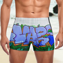 Charger l'image dans la galerie, Boxer de bain / Caleçon de bain / Slip de bain homme DN003 personnalisé avec photo texte logo motif (conception multi-images)