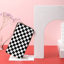 Charger l'image dans la galerie, Portefeuille long / porte monnaie en PU pour femme homme personnalisé avec photo logo texte motif (version verticale)