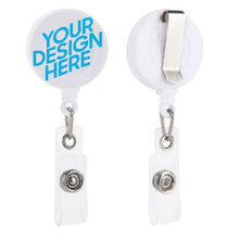 Charger l'image dans la galerie, Insigne porte-badge d'identification personnalisé avec image texte motif logo