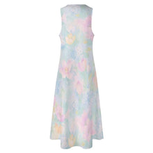 Charger l'image dans la galerie, Grande taille femmes maxi robe longue sans manches GQ personnalisé avec photos motif texte logo (conception multi-images)