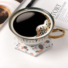 Charger l'image dans la galerie, Dessous de verre en céramique / Sous-verres hexagonaux 4 / 6 pièces personnalisé avec photo logo texte motif