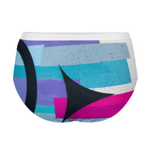 Charger l'image dans la galerie, Culotte Slip de qualité confortable pour femmes B499 personnalisé avec photo logo texte motif (impression des multi-images)