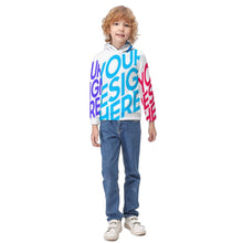 Charger l'image dans la galerie, Sweat à capuche / pull à capuche pour enfants personnalisé avec photo image text (Conception multi-images)