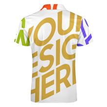 Charger l'image dans la galerie, Polo chemise à manches courtes homme B470 personnalisé avec photos motif texte logo (impression des multi-images)