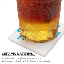 Charger l'image dans la galerie, Tapis de tasse céramique carré impression personnalisé avec motif photo logo texte