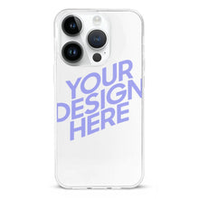 Charger l'image dans la galerie, Coque en TPU pour iPhone 14 / 14 Plus / Coque de protection pour iPhone 14 Pro / 14 Pro Max 3C0705124 Impression complète personnalisée d'une image avec texte de motif de logo photo