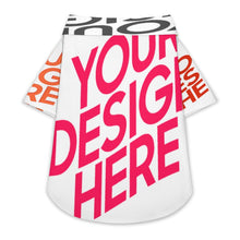 Charger l'image dans la galerie, Vêtements pour animaux de compagnie chemise LM027 pour chats et chiens pour la maison plage bord de mer personnalisée avec prénom motif texte (conception multi-images)