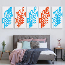 Charger l'image dans la galerie, Peintures suspendues personnalisées: un ensemble de cinq photos (vertical 1: 2)