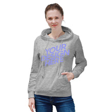 Charger l'image dans la galerie, Sweat-shirt avec poche kangourou imprimé sur le devant Sweat à capuche décontracté classique pour femme personnalisé avec texte à motif photo
