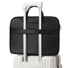 Charger l'image dans la galerie, Sac pour ordinateur portable en cuir personnalisé avec photo texte motif